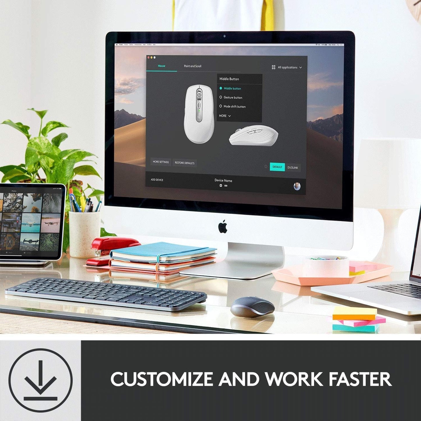 Logitech MX Anywhere 3 Wireless Mouse- Rose