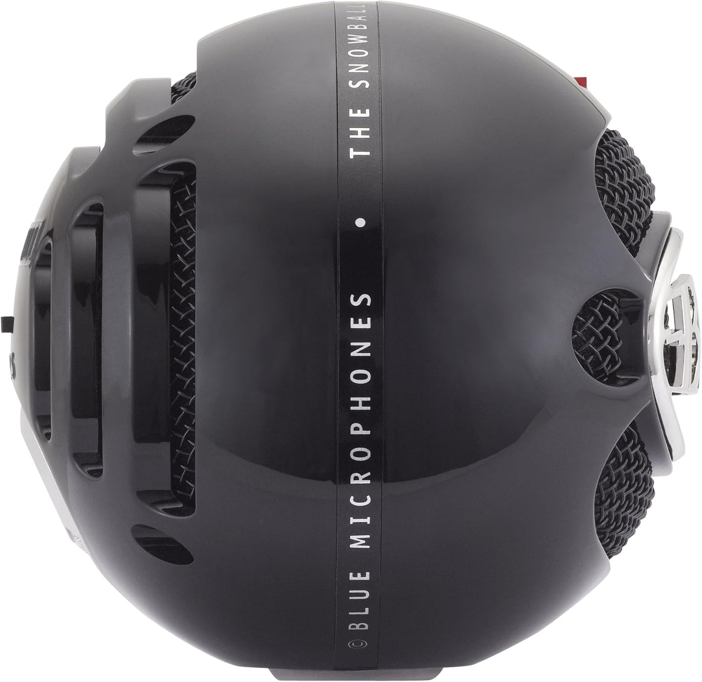 Blue Snowball USB Microphone for PC, Mac, Gaming, Recording, Streaming, Podcasting, Condenser Mic with Cardioid and Omnidirectional Pickup Patterns, Stylish Retro Design – Black