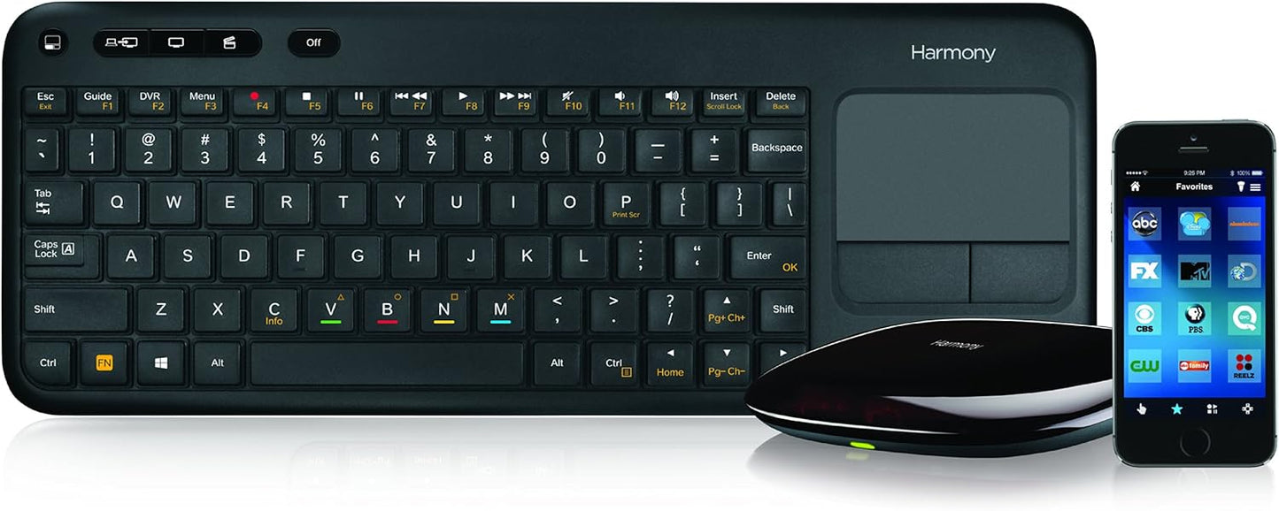 Logitech Harmony Smart Keyboard for Living Room Control