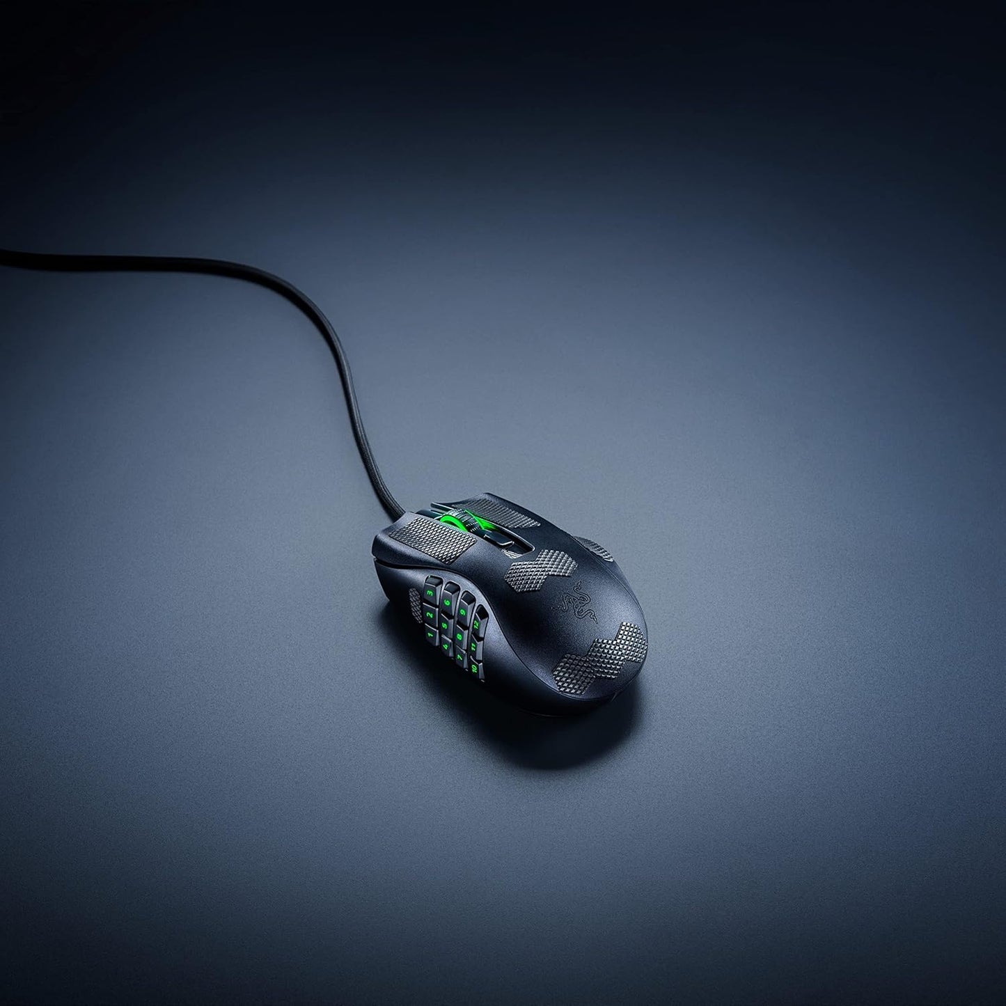 Razer Naga X Wired MMO Gaming Mouse: 18K DPI Optical Sensor - 2nd-gen Optical Switch - Chroma RGB Lighting - 16 Programmable Buttons - 85g - Classic Black