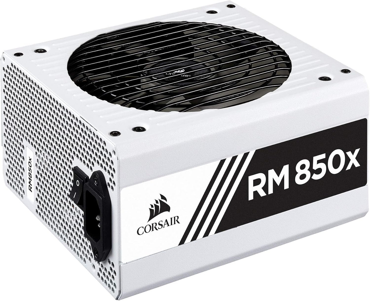 Corsair RMX White Series (2018), RM850x, 850 Watt, 80+ Gold Certified, Fully Modular Power Supply - White, 80 PLUS Gold (CP-9020188-NA)
