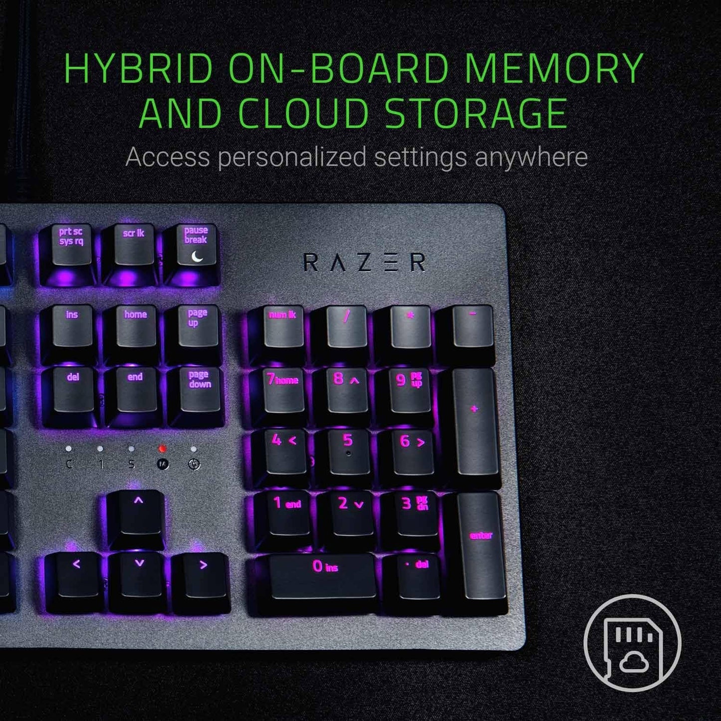Razer Huntsman Gaming Keyboard: Fast Keyboard Switches - Clicky Optical Switches - Customizable Chroma RGB Lighting - Programmable Macro Functionality - Classic Black