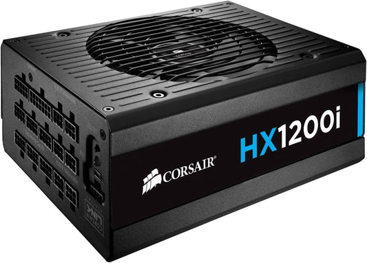 Corsair HXi Series, HX1200i, 1200 Watt, 80+ Platinum Certified, Fully Modular - Digital Power Supply