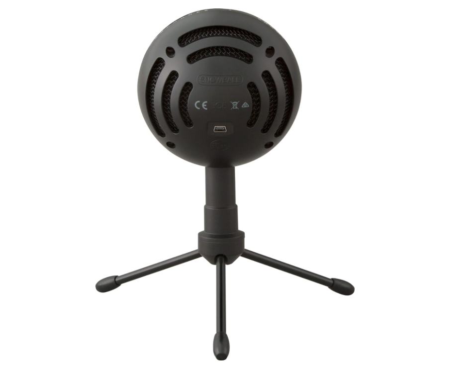 Logitech for Creators Blue Snowball Black iCE USB Microphone